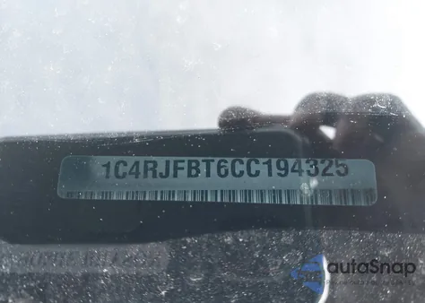 2012 Jeep Grand Cherokee Limited z USA, uszkodzony, nr VIN 1C4RJFBT6CC194325